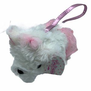 Fantasia puppy dog‎ handbag purse NWT pink bow tutu
